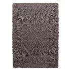 Hochflor Teppich LIFE Taupe 60 x 110 cm