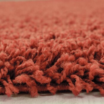 Hochflor Teppich LIFE Terrakotta 300 cm x 400 cm