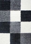 Hochflor Teppich LIFE Schwarz 120 cm x 170 cm