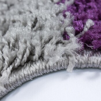 Hochflor Teppich LIFE Violett 80 x 250 cm