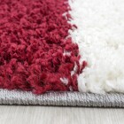 Hochflor Teppich LIFE Rot 120 cm x 170 cm