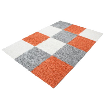 Hochflor Teppich LIFE Terrakotta 160 cm x 230 cm