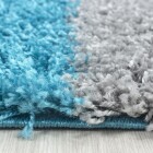 Hochflor Teppich LIFE Türkis 120 cm x 170 cm