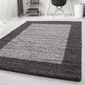 Hochflor Teppich LIFE Grau 300 cm x 400 cm