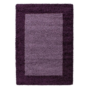 Hochflor Teppich LIFE Violett 300 cm x 400 cm