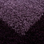 Hochflor Teppich LIFE Violett 300 cm x 400 cm