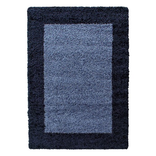 Hochflor Teppich LIFE Marineblau 300 cm x 400 cm
