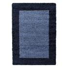 Hochflor Teppich LIFE Marineblau 300 cm x 400 cm