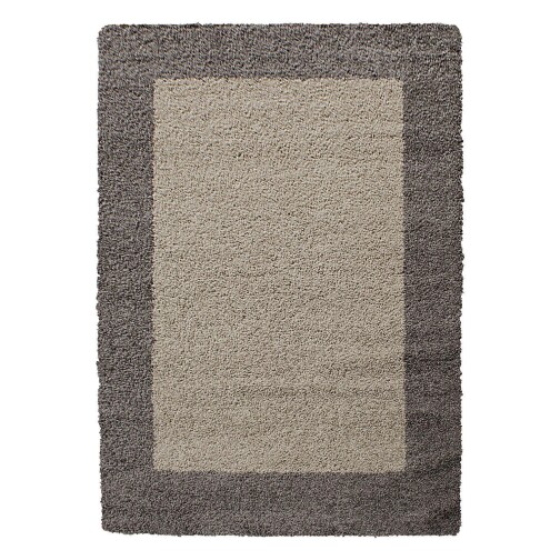 Hochflor Teppich LIFE Taupe 240 x 340 cm