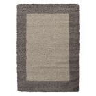 Hochflor Teppich LIFE Taupe 240 x 340 cm