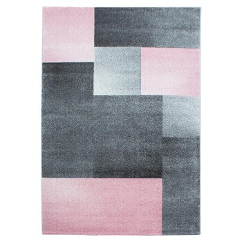 Kurzflor Teppich LUCCA Pink 80 x 150 cm