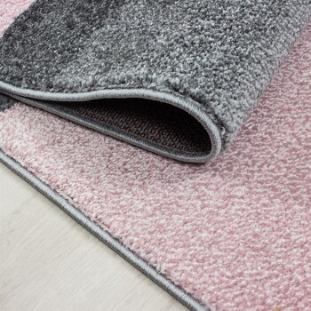 Kurzflor Teppich LUCCA Pink 140 x 200 cm