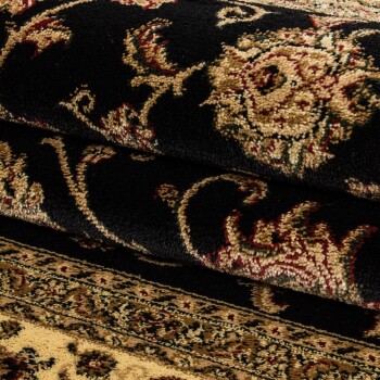 Orient Teppich MARRAKESH Schwarz 200 cm x 290 cm