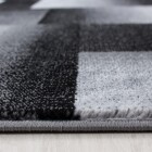 Kurzflor Teppich MIAMI Schwarz 200 cm x 290 cm