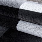Kurzflor Teppich MIAMI Schwarz 200 cm x 290 cm