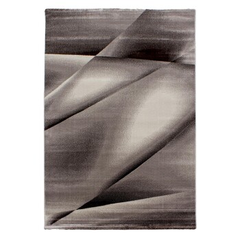 Kurzflor Teppich MIAMI Braun 200 cm x 290 cm
