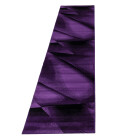 Kurzflor Teppich MIAMI Violett 80 x 300 cm