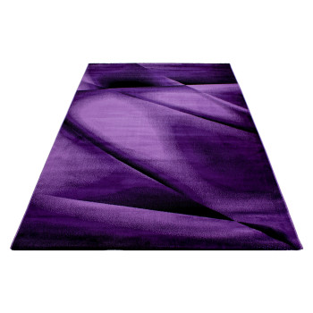 Kurzflor Teppich MIAMI Violett 120 cm x 170 cm