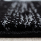 Kurzflor Teppich MIAMI Schwarz 80 x 150 cm