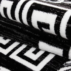Kurzflor Teppich MIAMI Schwarz 120 cm x 170 cm