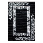 Kurzflor Teppich MIAMI Schwarz 200 cm x 290 cm