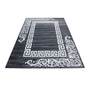 Kurzflor Teppich MIAMI Grau 200 cm x 290 cm