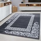 Kurzflor Teppich MIAMI Grau 240 x 340 cm