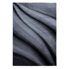 Kurzflor Teppich MIAMI Schwarz 120 cm x 170 cm