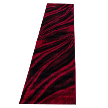 Kurzflor Teppich MIAMI Rot 80 x 300 cm