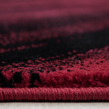 Kurzflor Teppich MIAMI Rot 120 cm x 170 cm