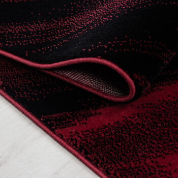 Kurzflor Teppich MIAMI Rot 120 cm x 170 cm