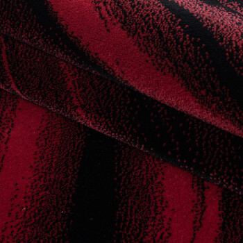 Kurzflor Teppich MIAMI Rot 120 cm x 170 cm