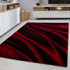 Kurzflor Teppich MIAMI Rot 120 cm x 170 cm
