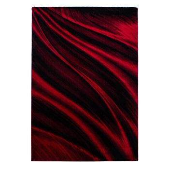 Kurzflor Teppich MIAMI Rot 200 cm x 290 cm