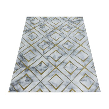Kurzflor Teppich NAXOS Gold 140 x 200 cm