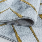 Kurzflor Teppich NAXOS Gold 140 x 200 cm