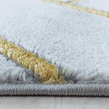 Kurzflor Teppich NAXOS Gold 140 x 200 cm