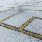 Kurzflor Teppich NAXOS Gold 140 x 200 cm