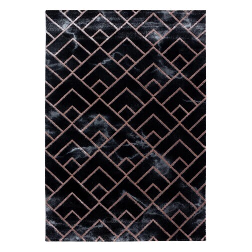Kurzflor Teppich NAXOS Bronze 140 x 200 cm