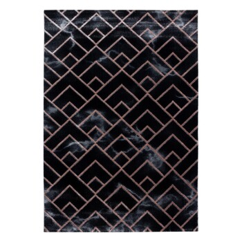Kurzflor Teppich NAXOS Bronze 140 x 200 cm
