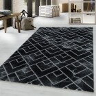 Kurzflor Teppich NAXOS Silber 120 cm x 170 cm
