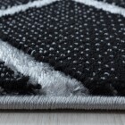 Kurzflor Teppich NAXOS Silber 120 cm x 170 cm