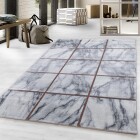 Kurzflor Teppich NAXOS Bronze 120 cm x 170 cm