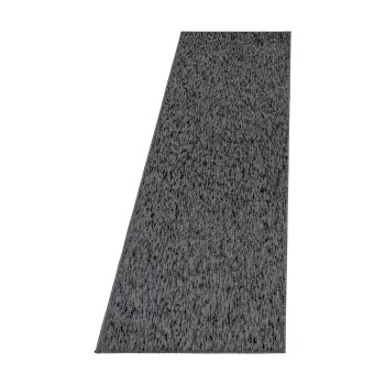 Kurzflor Teppich NIZZA Anthrazit 80 x 250 cm