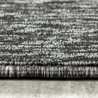 Kurzflor Teppich NIZZA Anthrazit 280 x 370 cm