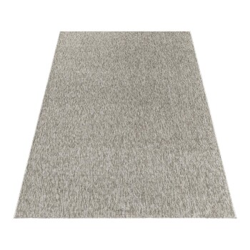 Kurzflor Teppich NIZZA Beige 240 x 340 cm