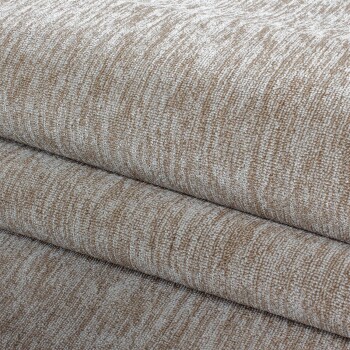 Kurzflor Teppich NIZZA Beige 240 x 340 cm