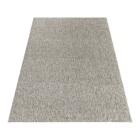 Kurzflor Teppich NIZZA Beige 240 x 340 cm