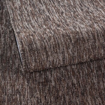 Kurzflor Teppich NIZZA Braun 80 x 250 cm