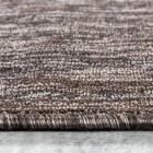 Kurzflor Teppich NIZZA Braun 80 x 250 cm